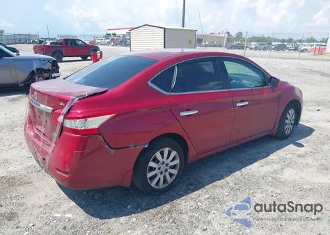 2014 Nissan Sentra Sv из США, поврежденный, VIN 3N1AB7AP3EY286901